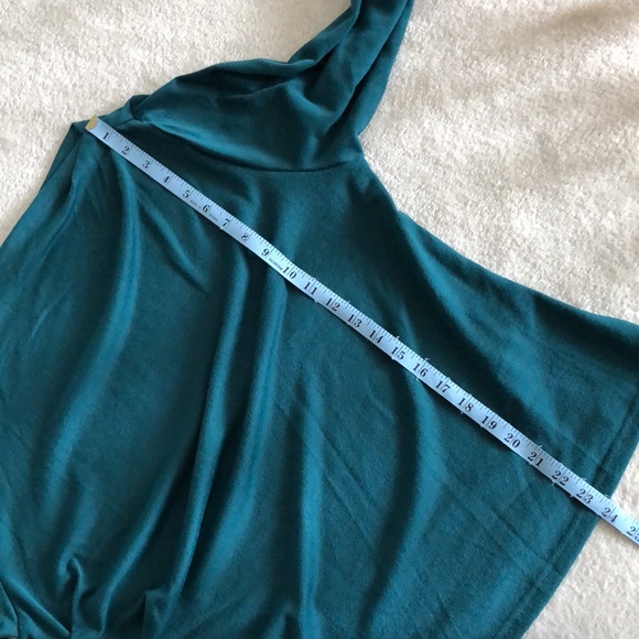 Boatneck teal blue longsleeve knit - Picture 7 of 10